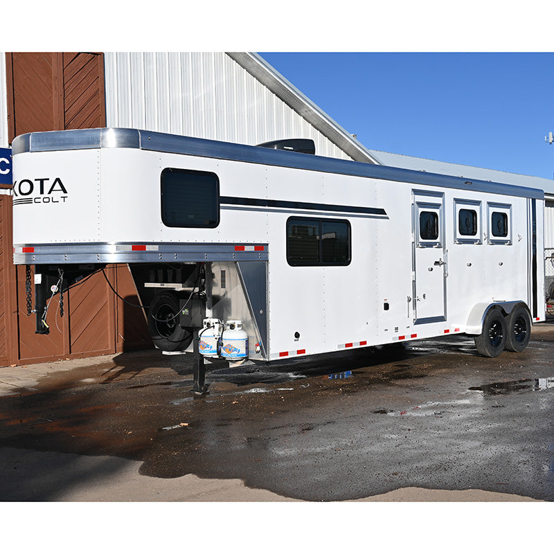 2025 Lakota Colt 3 Horse 9' LQ x 6'9" Wide Horse Trailer