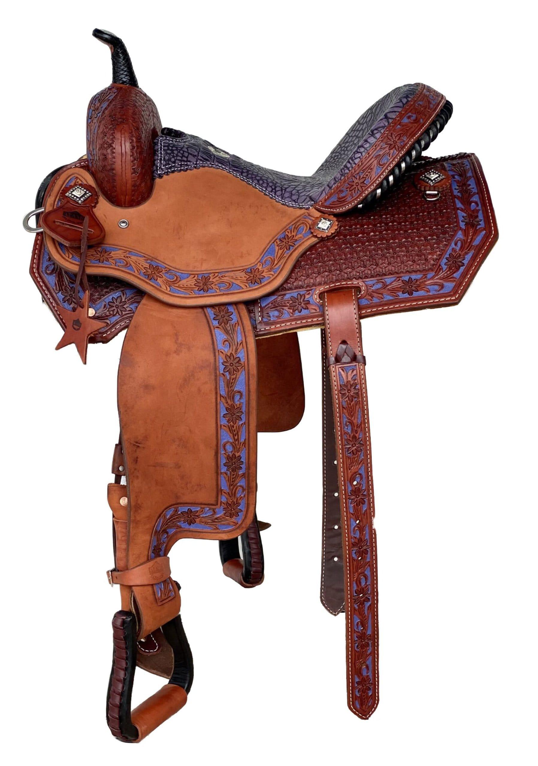 Alamo Saddlery 14.5" Lily Barrel Horse Saddle