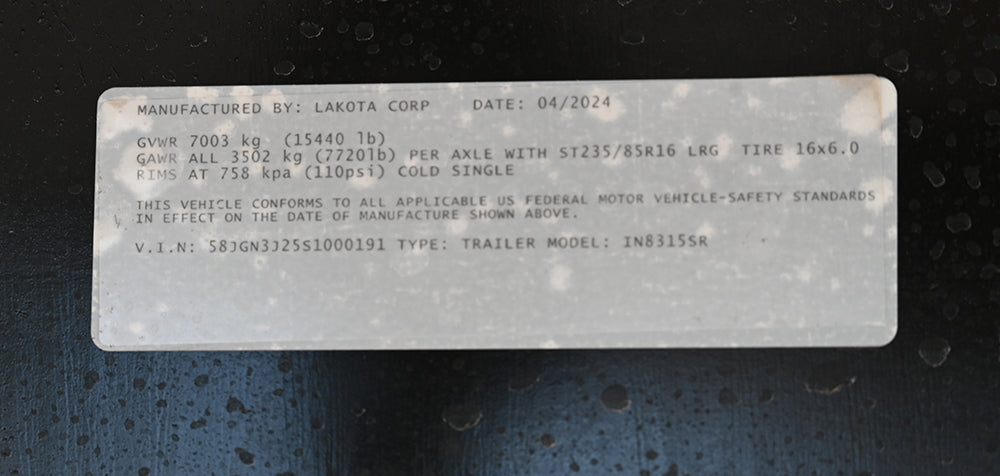 2025 Lakota Infinity 3 Horse 15' Living Quarter Horse Trailer, Slide, Gas Generator