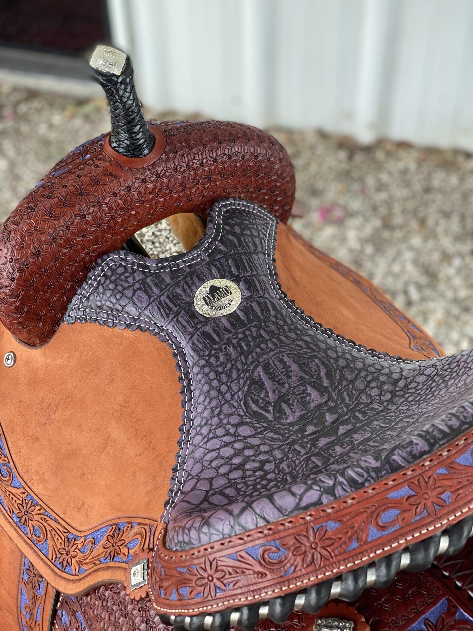 Alamo Saddlery 14.5" Lily Barrel Horse Saddle