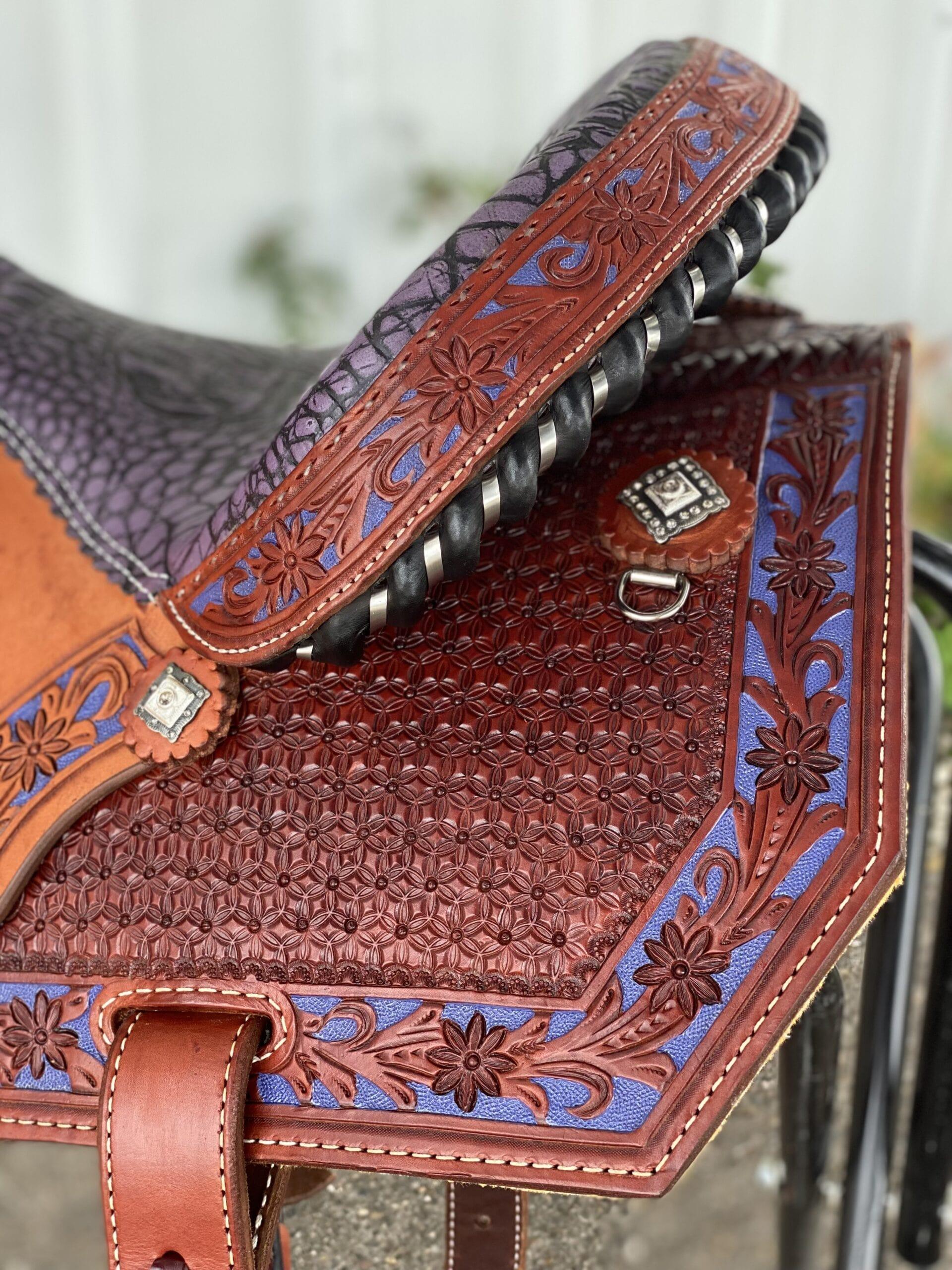 Alamo Saddlery 14.5" Lily Barrel Horse Saddle