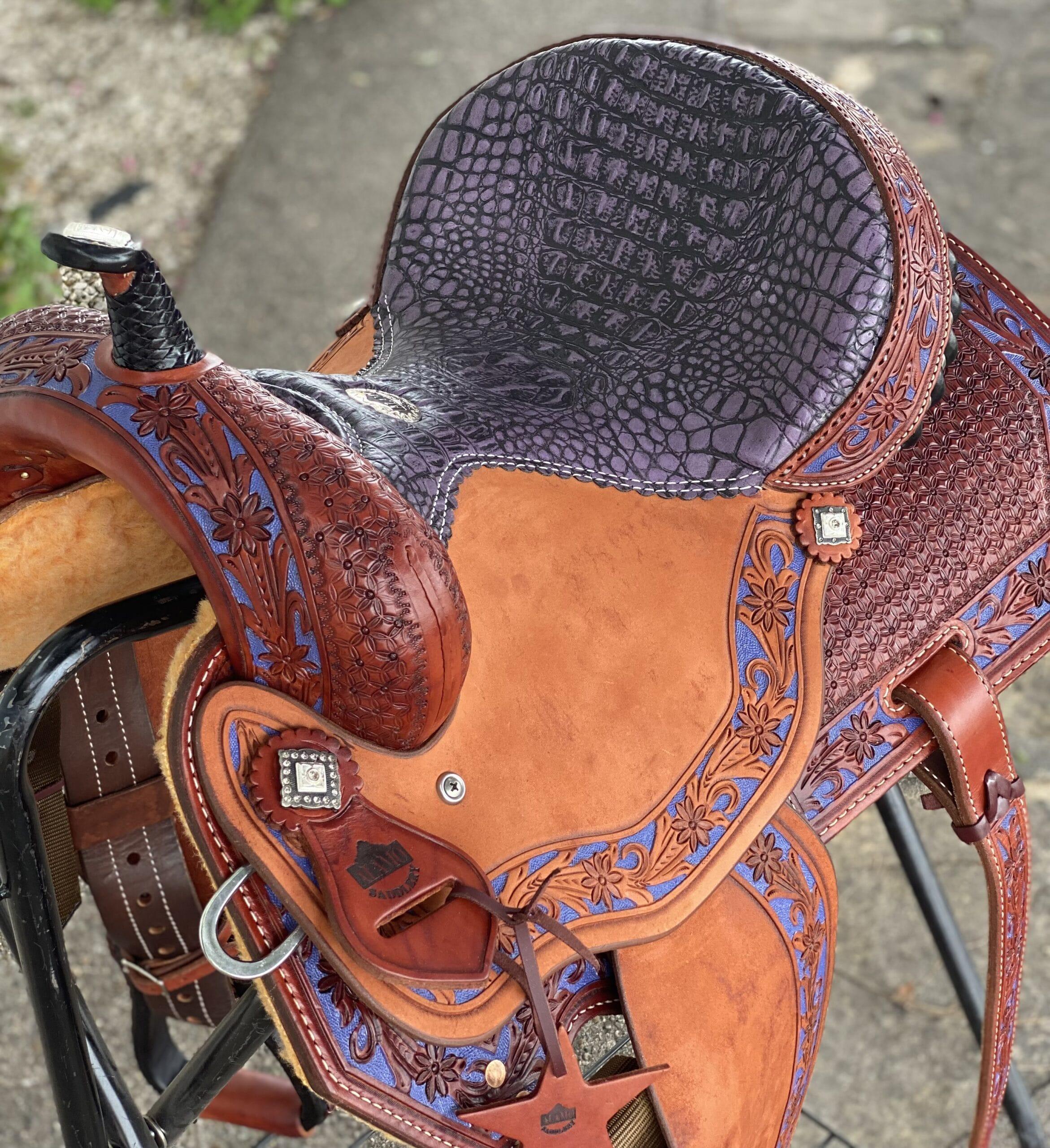 Alamo Saddlery 14.5" Lily Barrel Horse Saddle