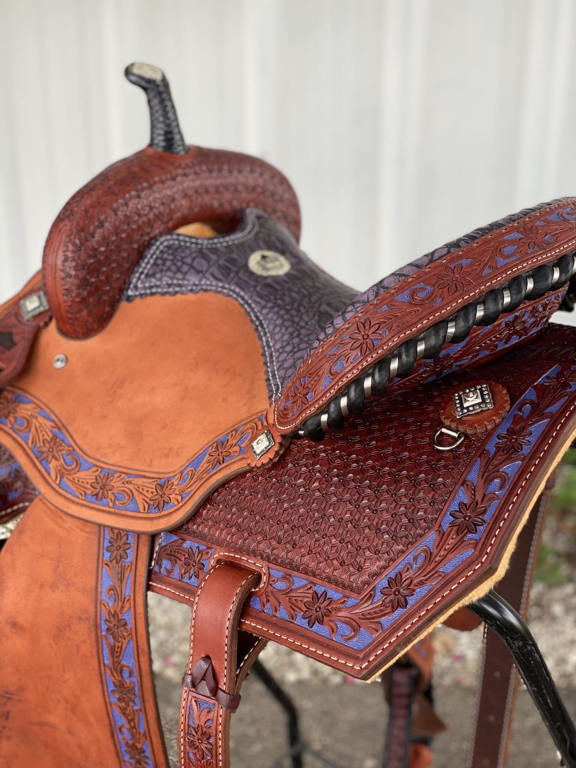 Alamo Saddlery 14.5" Lily Barrel Horse Saddle