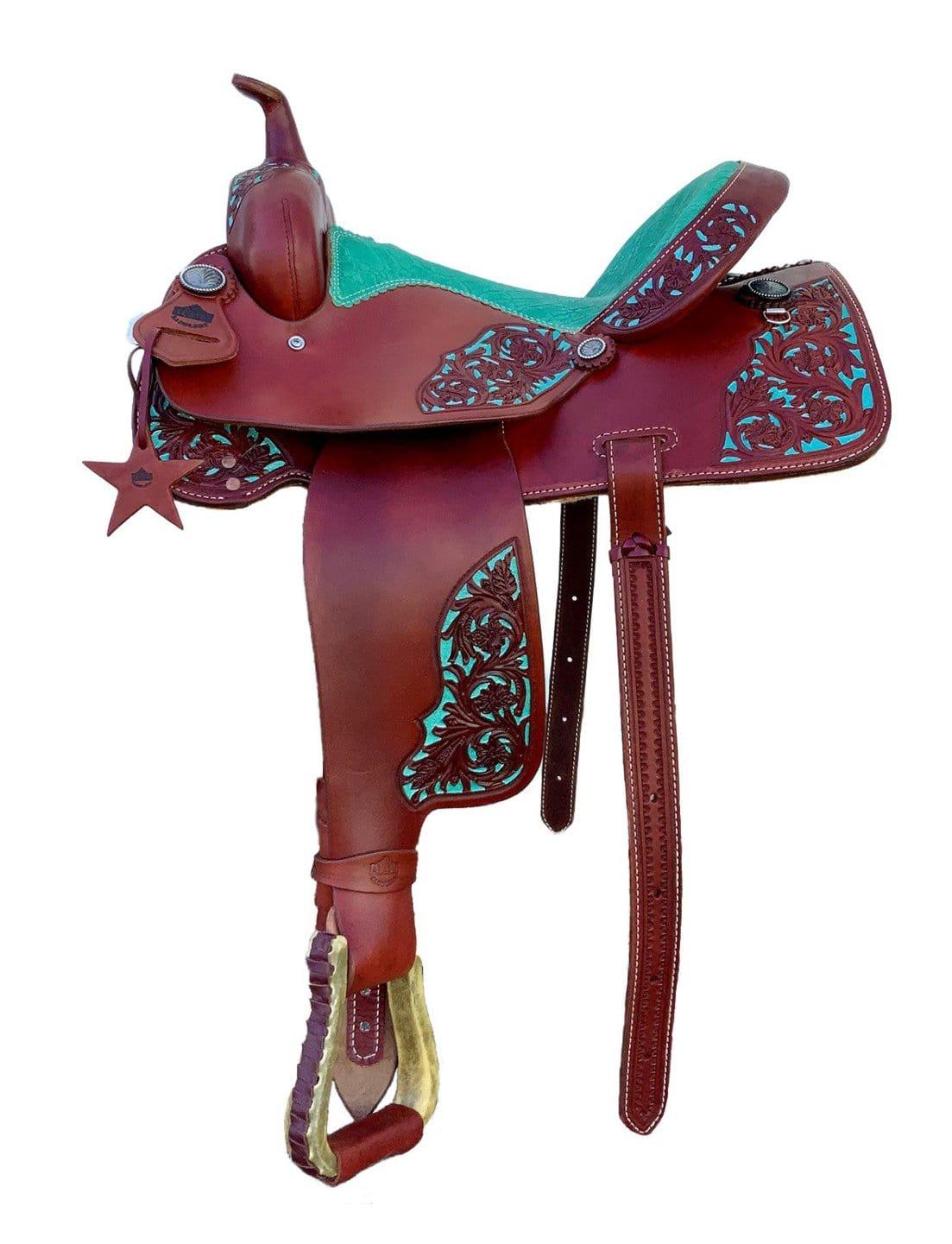 Alamo Saddlery 15" FT Barrel Horse Saddle