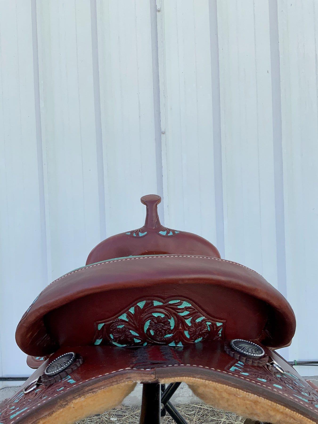 Alamo Saddlery 15" FT Barrel Horse Saddle